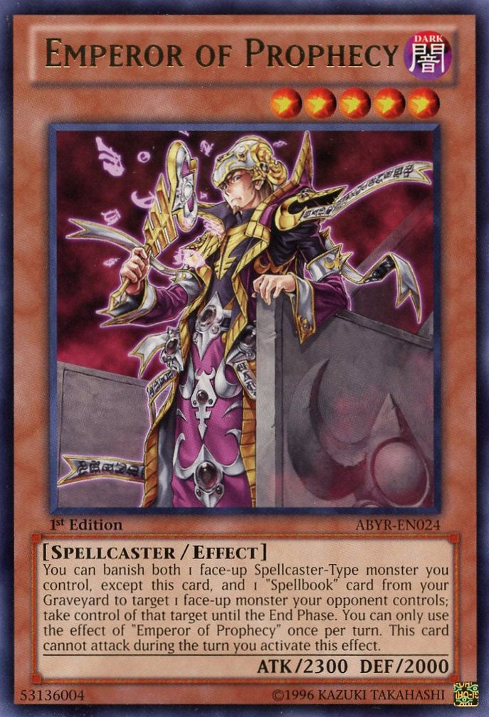 Amazon.com: YU-GI-OH! - Emperor of Prophecy (ABYR-EN024) - Abyss